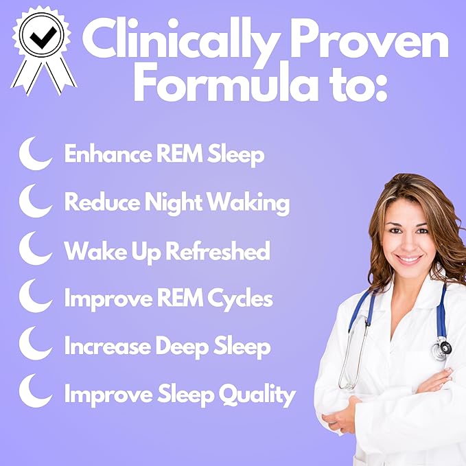 Goodnight Sleep Capsules - Natural Sleep Support with Melatonin GABA Chamomile Lemon Balm &amp Passionflower – Non-Habit Forming – 60 Capsules
