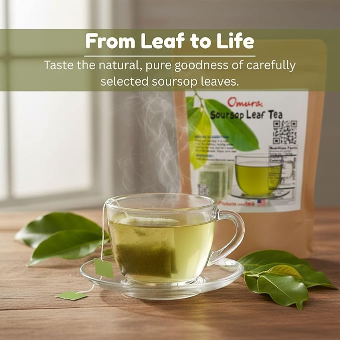 Omura SOURSOP Leaf TEA (100 Tea-Bag)