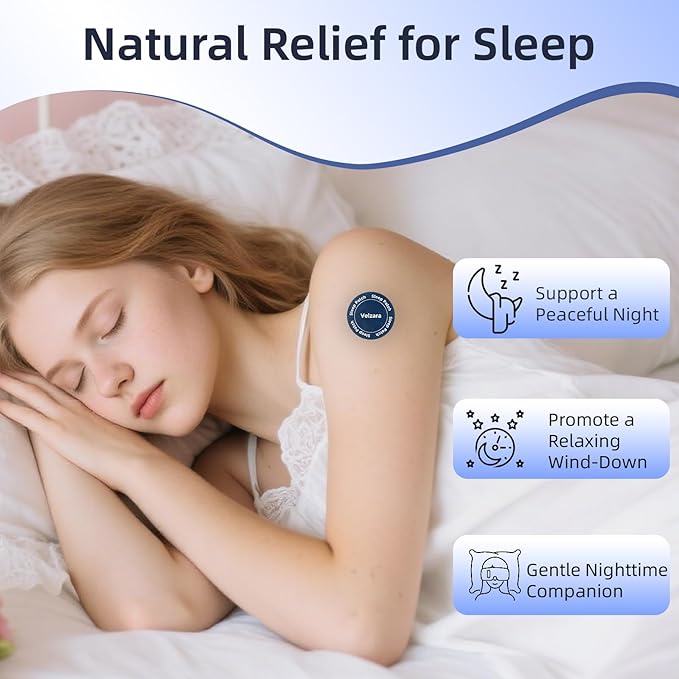 Sleep Patches 60 Count Plant-Based Sleep Patches Easy-to-Apply Vegan-Friendly