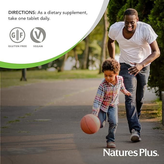 NaturesPlus Adult's Chewable Pineapple Flavor - 180 Tablets - Multivitamin &amp Mineral - Vegan Gluten Free - 180 Servings