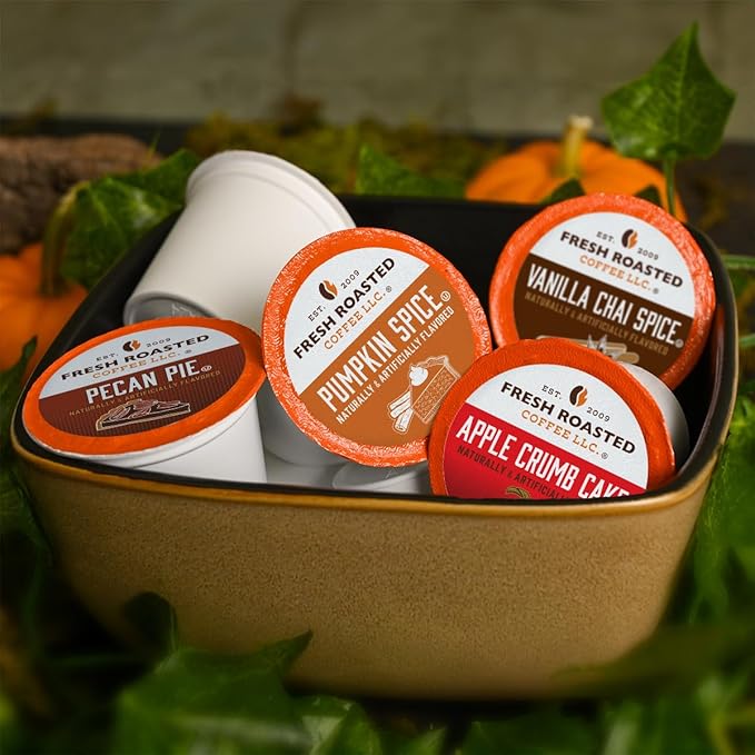 Fresh Roasted Coffee Fall Faves Variety Pack K-Cup Compatible 48 Count