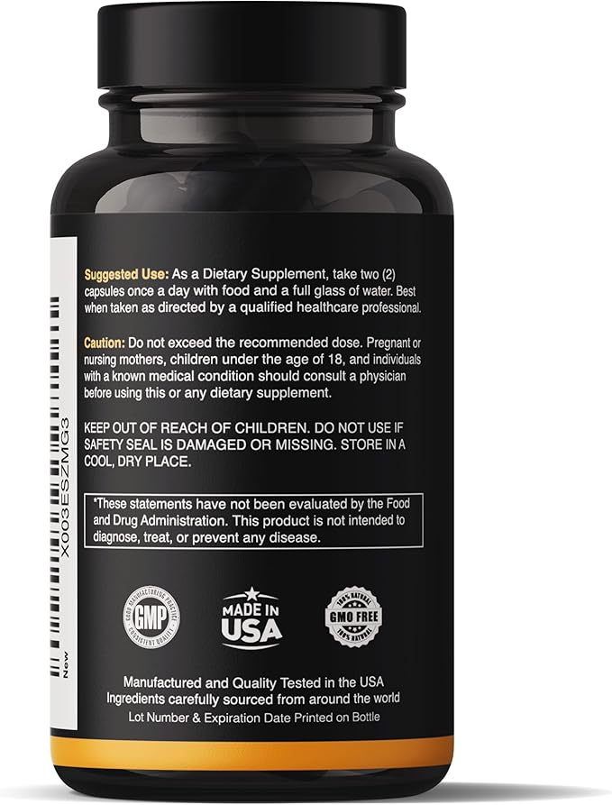 Natgrown Ashwagandha Maca Root Fenugreek Extract Capsules Supplement for Men &amp Women - Vegan Pills - (120 Count)