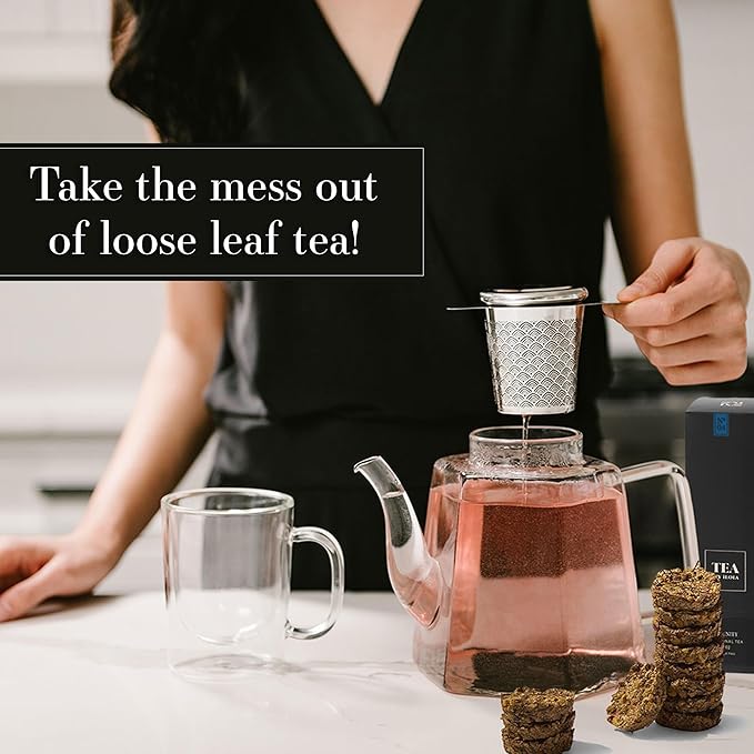iLOLA 2-pack Loose Leaf Tea Discs Moroccan Mint No. 26 | Oprah’s Favorite Things 2022 | Cooling Blend of Green Tea &amp Peppermint | Medium Caffeine | No Tea Bag Needed | 14 Individual Discs