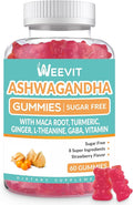Ashwagandha Gummies Ashwagandha with L-Theanine Maca Root Vitamin D for Women &amp Men