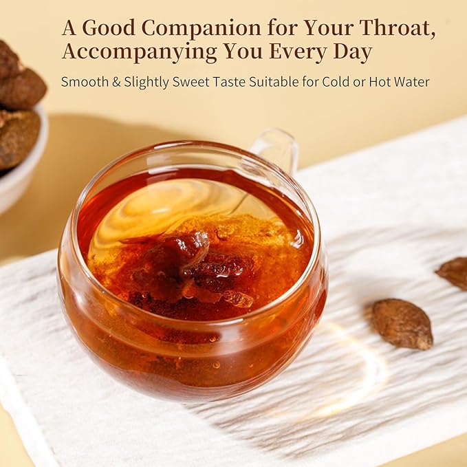 Wanhua Hall Niranjan Phal Malva Nut Sterculia Lychnophora Dried Pangdahai 5.29oz/150g 胖大海 Pang Da Hai Tea Chinese Herbal Tea Good for Throat 胖大海