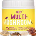 Mushroom Powder | for Mushroom Coffee 20-in-1 Mushroom Complex with Lions Mane Powder Reishi Cordyceps Turkey Tail &amp Herbs Brain Supplements for Memory and Focus Energy Immunity - 5.3oz