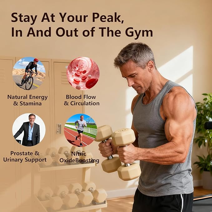 Prostate HealthSupportSupplementNitricOxide Booster Bundlefor MenSupports Prostate Health 90 +60 Capsules(1 MonthSupply)