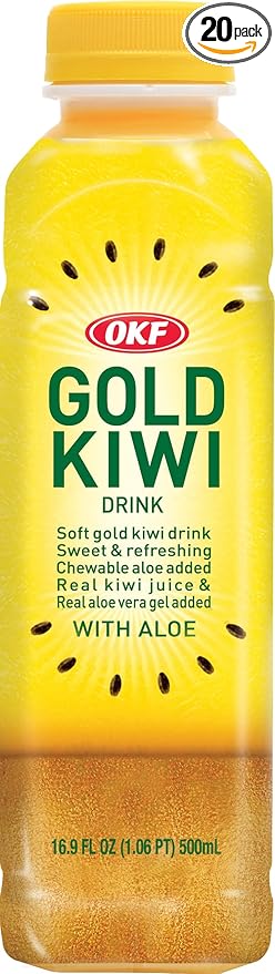 OKF Gold Kiwi with Aloe 16.9 Fluid Ounce (Pack of 20)…