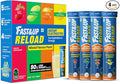 Fast&ampUp Reload Instant Energy and Hydration Sports Drink - Pack of 4 tubes with 20 tablets each - Lime&ampLemon Flavour