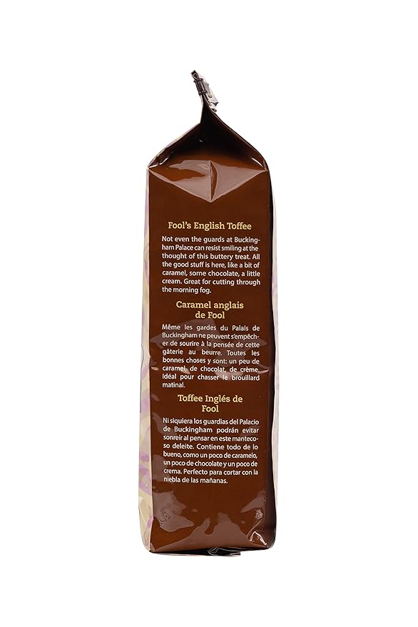 Coffee Fool's English Toffee (Strong Drip Grind) (Pack of 2)