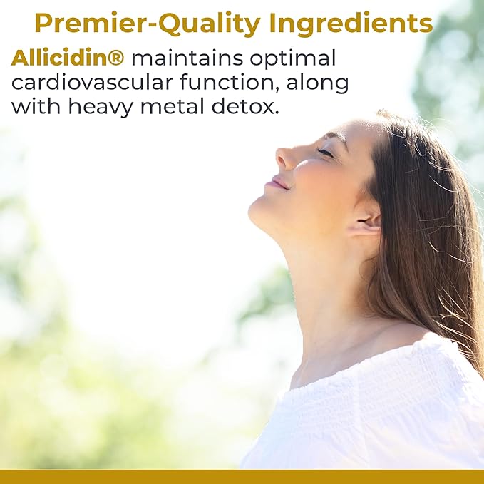 Premier Research Labs Allicidin - Garlic Allicin Supplement Garlic Supplements Garlic Pills Allicin Extract Garlic Extract Odorless Garlic Capsules Immune Support - 60 Vegetarian Capsules