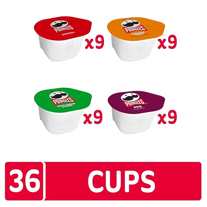 Pringles Potato Crisps Chips Snack Stacks Lunch Snacks Variety Pack (36 Cups)