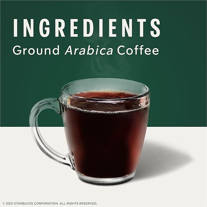 Starbucks K-Cup Coffee Pods Dark Roast Hot or Iced Coffee Caffè Verona 24 Keurig Pods