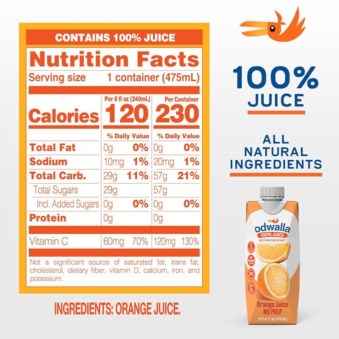 Odwalla Orange Juice and Berries Smoothie