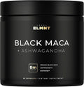 40000mg 40x Strength Organic Black Maca Root w. Ashwagandha - #1 Highest Potency Black Maca Root Capsules for Men Supplement 40:1 Extract - 100% Pure Maca Peruana Maca Powder Pills Gelatinized