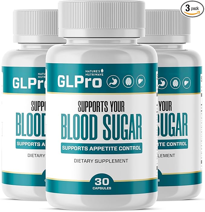 GLPro Capsules – Natural Supplement with Hawthorne Garlic Green Tea &amp Hibiscus – Non-GMO Gluten-Free Dairy-Free Vegetarian Made in USA – 30 Capsules 3 Month Supply