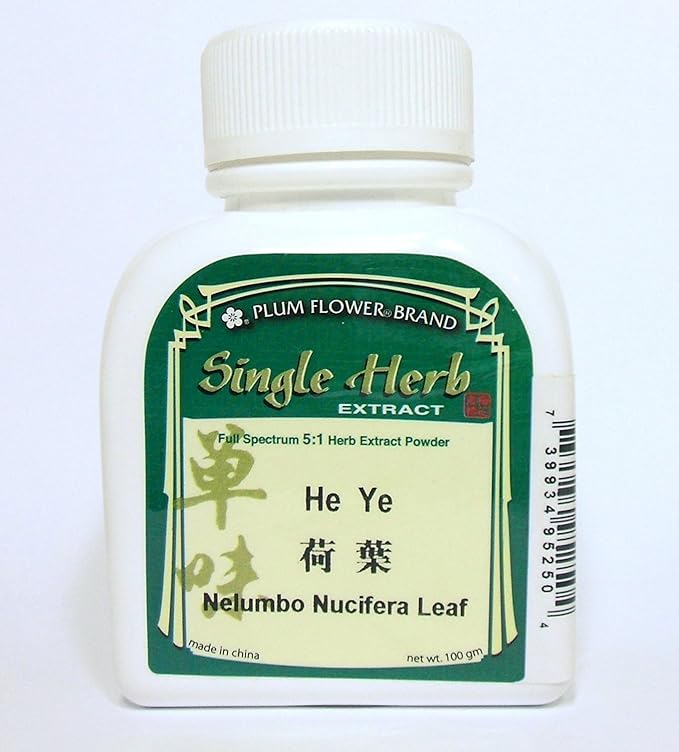 Lotus Leaf/He Ye/Nelumbo Nucifera Extract Powder 100 Grams Plum Flower