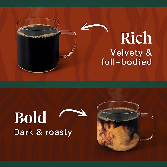 Starbucks Whole Coffee Beans Dark Roast Hot or Iced Coffee Variety Pack Three 12 oz Bags