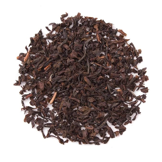 Heavenly Tea Leaves Organic English Breakfast Bulk Loose Leaf Black Tea 1 Lb. (Approx. 200 Cups) - Strong Full Bodied Brisk Great For Hot Or Iced Tea Naturally Caffeinated Premium Quality