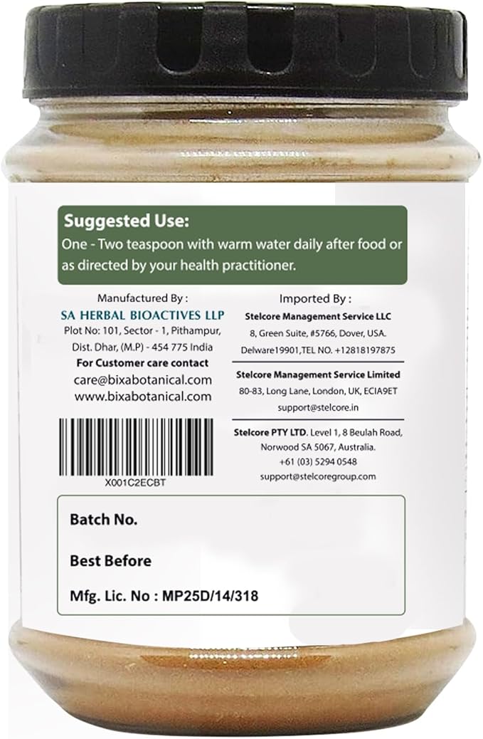 bixa BOTANICAL Safed Musli Root Powder Ayurvedic Natural Herbal Supplement Pure Authentic Premium Quality | Gluten Free Non-GMO Steam Sterlized Vegan (3.5 Ounce (Pack of 1) Safed Musli)