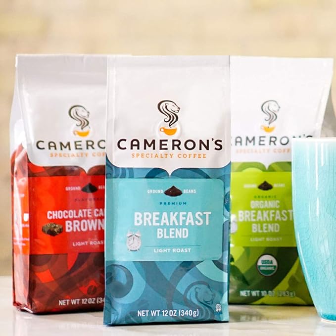 Cameron's Coffee Roasted Whole Bean Coffee 10% Hawaiian Coffee Blend 4 Pound