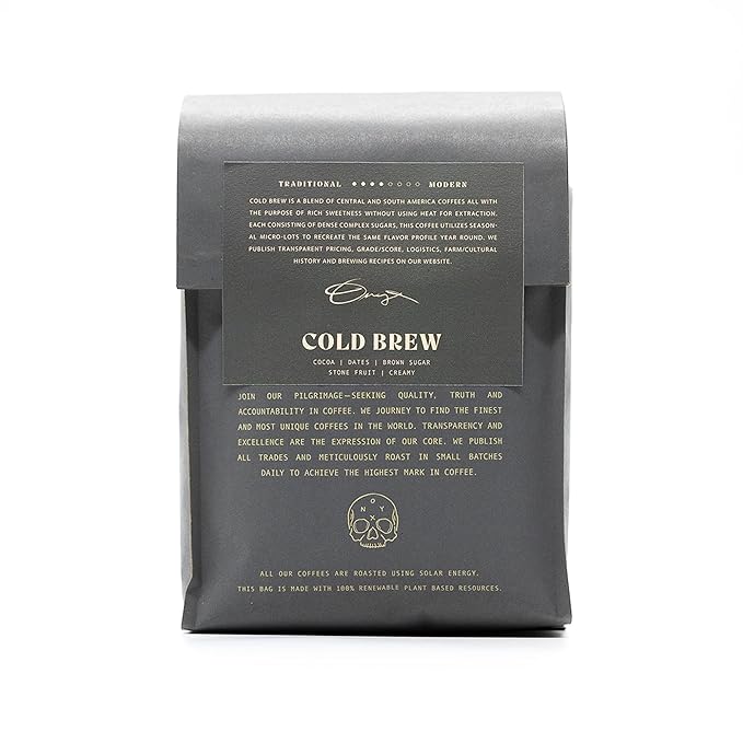 Onyx Coffee Lab Cold Brew Coffee Beans – Medium to Light Whole Bean Espresso Coffee – Low Acid Coffee Whole Bean Blend w/Notes of Cocoa Dates Pack of 180 Ounce