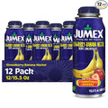 Jumex Strawberry Banana Nectar Lata Botella - Fresh Fruit Puree &amp Tropical Fruit Juice Concentrate for Smoothie Mix Cocktail Mixers &amp Kids Beverages - 15.5oz 12 Pack Resealable Juice Bottles