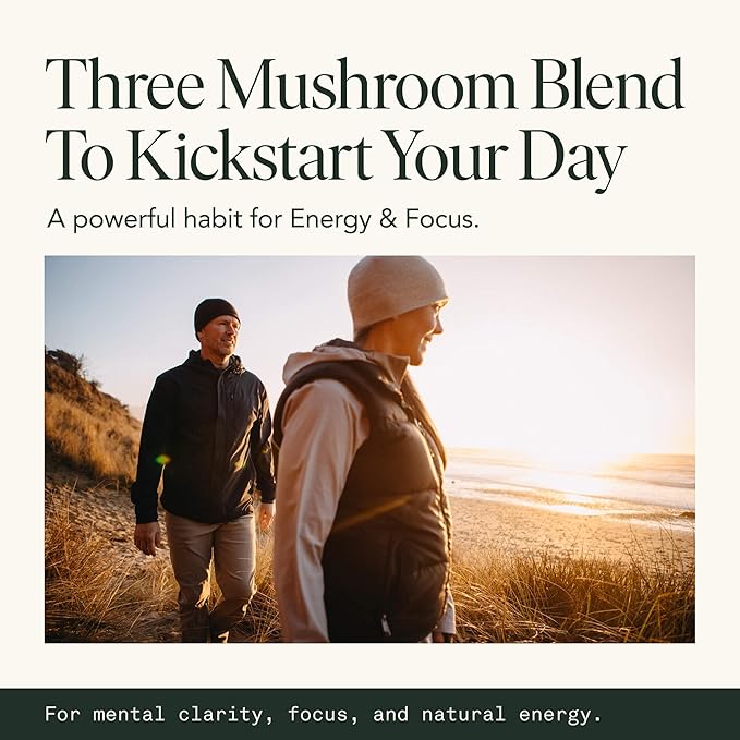 Fantastic Fungi Lions Mane Mushroom Cordyceps Mushroom &amp Chaga Supplement - Focus Energy &amp Brain Support Adaptogenic Capsules - 100% USDA Organic Complex Vegan 120 Capsules (2-Month Supply