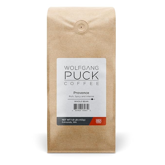 Wolfgang Puck Coffee Provence French Roast Whole Bean Coffee 1-Pound (Pack of 3)
