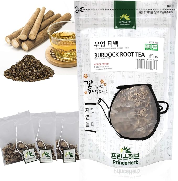 [Medicinal Korean Herb Tea] 100% Natural Burdock Root Tea 우엉 차 티백 50g (15 teabags)