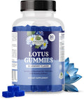 Amazing Botanicals Blueberry Lotus Flowers Gummies – Premium Relaxation &amp Calm Support – Vegan Non-GMO Gluten-Free Herbal Supplement 250MG - Berry Flavor (30 Count)