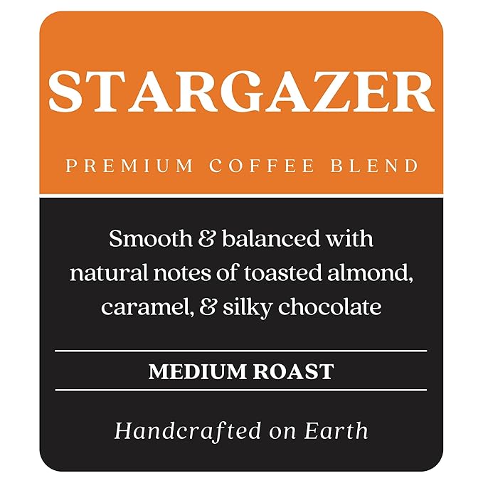 Copper Moon Single Serve Coffee Pods for Keurig K-Cup Brewers Medium Roast Stargazer Blend 36 Count