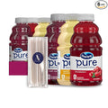 Ocean Spray - Lavinia Essentials Bundle: Collection 6- Pack Unsweetened 100% Pure Juice 2 Tart Cherry + 2 White Grapefruit + 2 Cranberry 32 Fl oz Plastic Bottles + 1 Utility Prop
