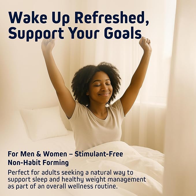 Herbtonics Night Time Burn &amp Sleep Complex Supports Overnight Metabolism Stress Relief &amp Deep Sleep. Includes Melatonin Valerian and Green Tea – Vegan Bedtime Weight Management (120 Capsules
