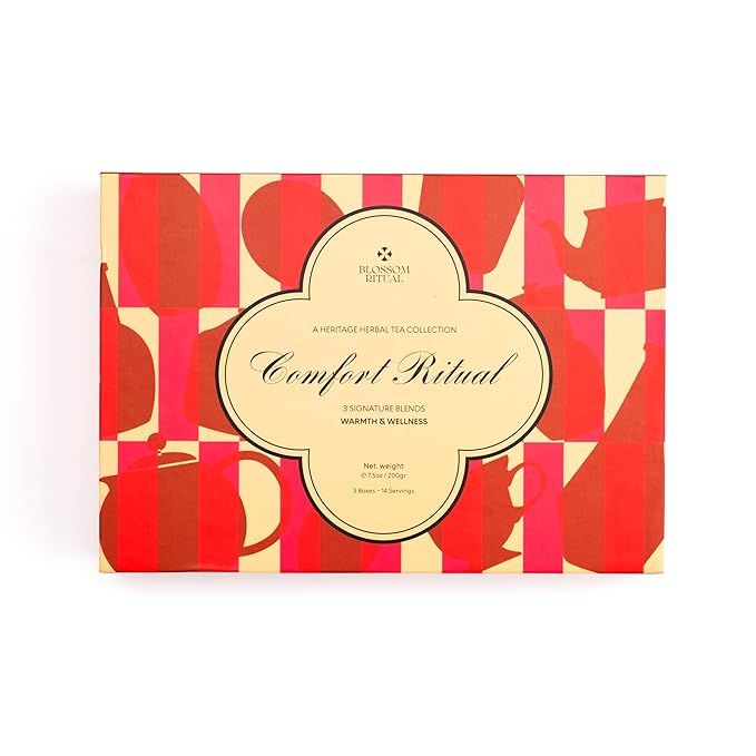 The Comfort Ritual – Herbal Tea Gift Set | 3 Signature Herbal Blends for Warmth &amp Wellness | Premium Handcrafted Herbal Tea | 100% Natural Ingredients