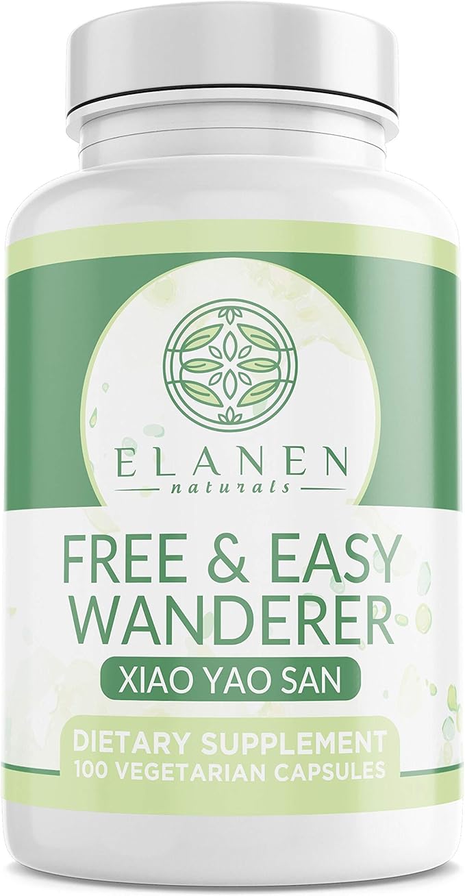 Elanen Naturals Xiao Yao San Free and Easy Wanderer Xiao Yao Wan Xiao Yao Pian 100 Vegetarian Capsules