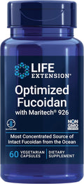 Life Extension Optimized Fucoidan with Maritech® 926 Promotes Healthy Immune Function Gluten-Free Non-GMO Vegetarian 60 Capsules