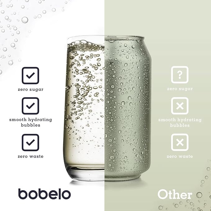 Bobelo Self Carbonating Hydration Packets - Coconut Lime Flavor (15ct) | Low Calorie Electrolyte Drink Mix | Keto Friendly Sugar Free Water Enhancer | Soda Sparkling Water Alternative