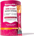 BetterAlt SHE-Lajit Strawberry Honeysticks|Shilajit for Women with Shatavari &amp Saffron for hormonal Balance &amp Energy Boost|Tasty Shilajit Honeysticks with Goodness of Pure Himalayan Shilajit|3
