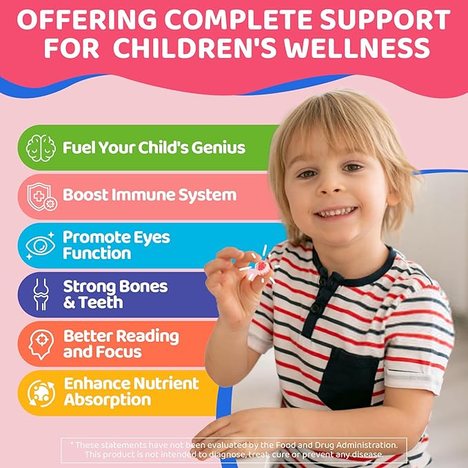 Kids Sleep Gummies + Kids Omega 3 Gummies for 4+