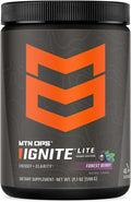 MTN OPS Ignite Lite Sugar Free Energy Drink Powder with 100mg Caffeine Nootropic Blend for Energy &amp Focus L Arginine &amp L Citrulline for Endurance 45 Servings Forest Berry