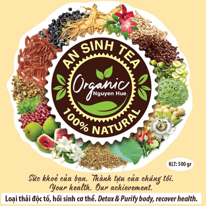 An Sinh Tea Herbal Tea Variety Pack - Liver Detox Tea - Sleep Tea For Bedtime - 60 cups - Non Caffeinated Relax Reduce Cholesterol Migraine Fatigue Stress Promoting Sleep