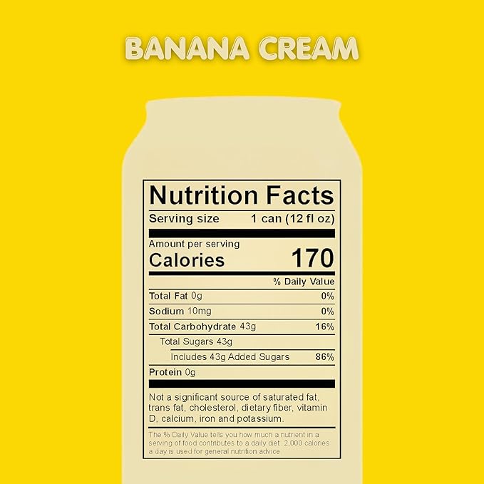 Shonen Soda - Banana Cream | 12 Fl Oz Can | 12-Pack