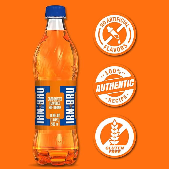 Irn-Bru Bottles 16.9 Fl Oz (Pack of 12)