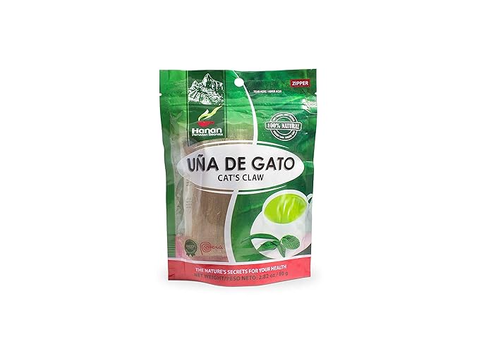 Hanan Peruvian Secrets Una De Gato Herbal Tea | 100% Natural Cat’s Claw Bark | 2.82oz / 80g | Naturally Aids in Supporting the Immune System - 3 Pack