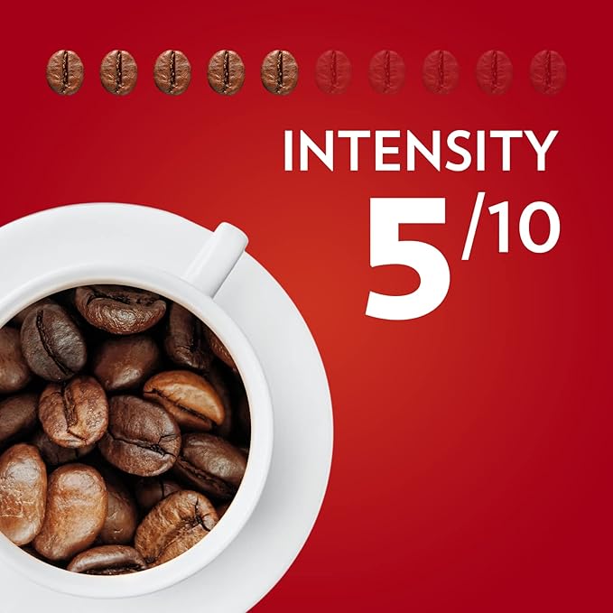 Lavazza Qualità Rossa Whole Bean Coffee Medium Roast Arabica and Robusta Blend 2.2 lb Bag (Pack of 4)