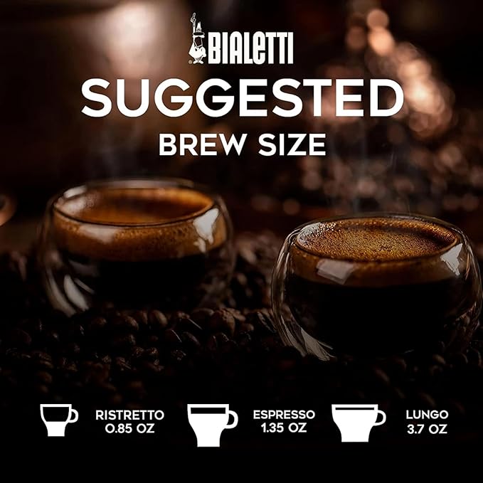 Bialetti Decaf Espresso Capsules 60 Pack – Original Line Compatible Pods Intensity 6 Light Balanced Decaffeinated Coffee with Spicy Rounded Notes