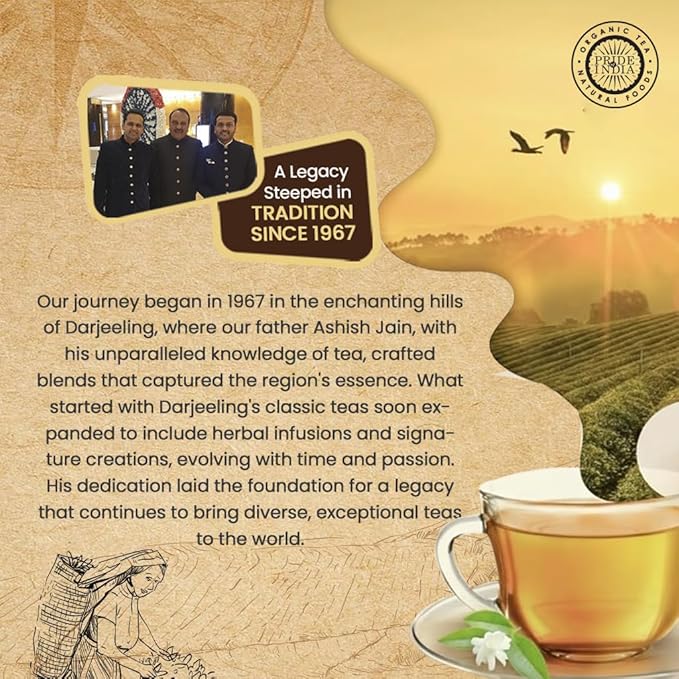 Pride Of India - Natural Herbal Tea Chest - 72 Tea Bags Assorted - Hand packed Best for Gifting Holidays Tea Parties Corporate/Restaurant Use - Healthy Supplemental Teas Beautiful Box &amp Clear