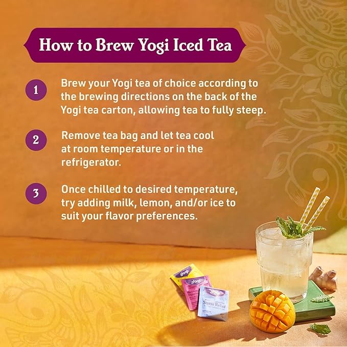 Yogi Tea Lemon Ginger Tea - 16 Bags per Pack (6 Packs) - Organic Ginger Root Tea to Support Healthy Digestion - Includes Lemongrass Lemon Flavor Licorice Root Lemon Peel &amp More
