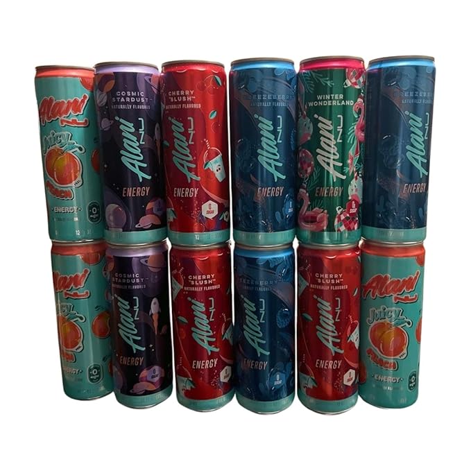 Energy Drink Assorted Variety Pack Sugar Free Low Calorie 12 Fl Oz Cans (12 Pack Flavors may very)